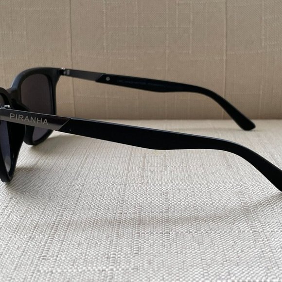 Piranha Men Sunglasses Black Tone Frame Eye Wear Shade PC105 Unisex Sunglasses - Picture 11 of 12